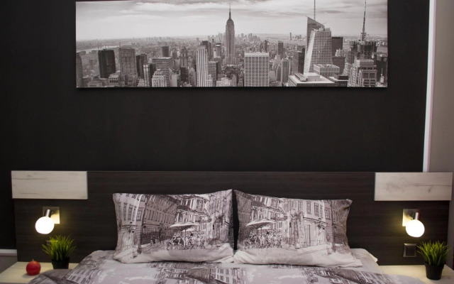 Modern Red Apartment