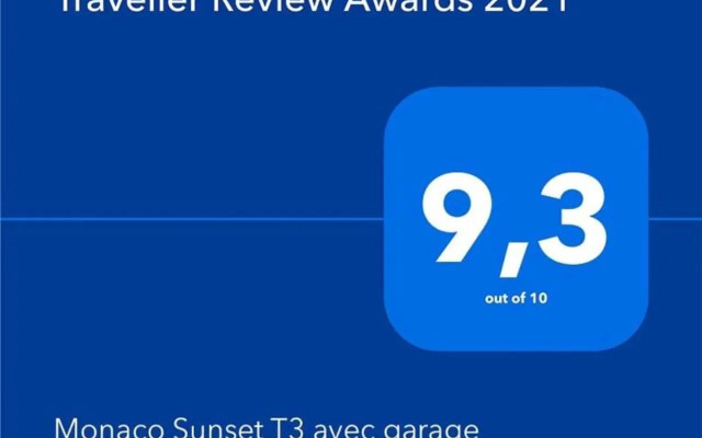 Monaco Sunset T3 avec garage Vue imprenable