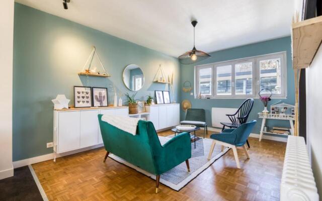 Bel appartement renove et son jardin