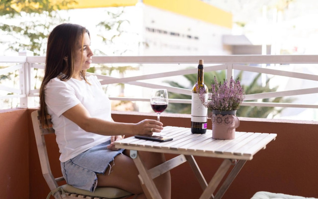 Acogedora vivienda vacacional Caletillas Piscina y WIFI