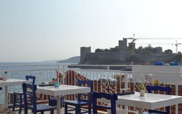 White and Blue Bodrum