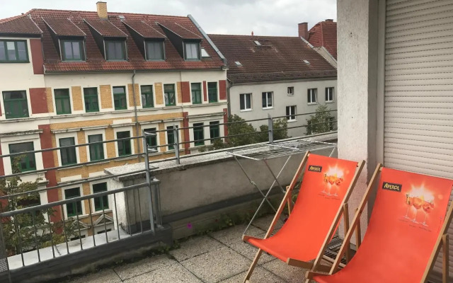 Exklusive Wohnung mit Dachterrasse in Schleußig