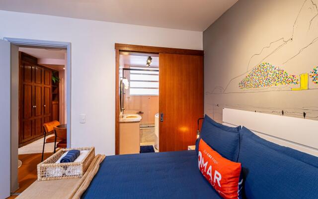 Quarto&Sala a 550m da Praia de Ipanema | PFA58/804
