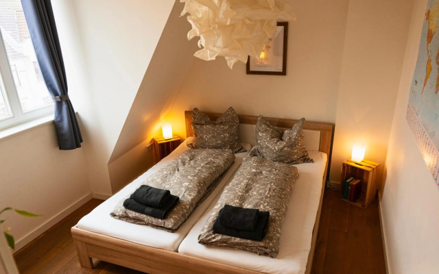 Wölkchen - Wohnung mit Balkon, Holzdielen & TV