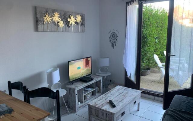 Appartement Rez de jardin Cabourg résidence bord de mer