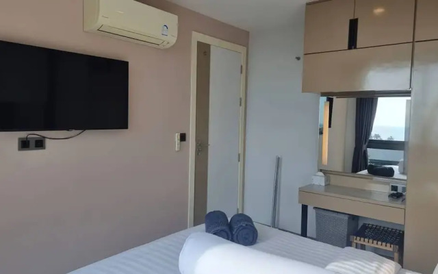 Bo403-great Seaview 1br With 2 Beds-big Balcony