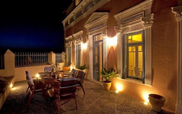 Luxury Santorini Villa Sunset Villa Jacuzzi Panoramic Sunsetsea View 4 Bdr Oia
