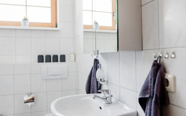 Geraeumiges Ferienhaus mit Sauna