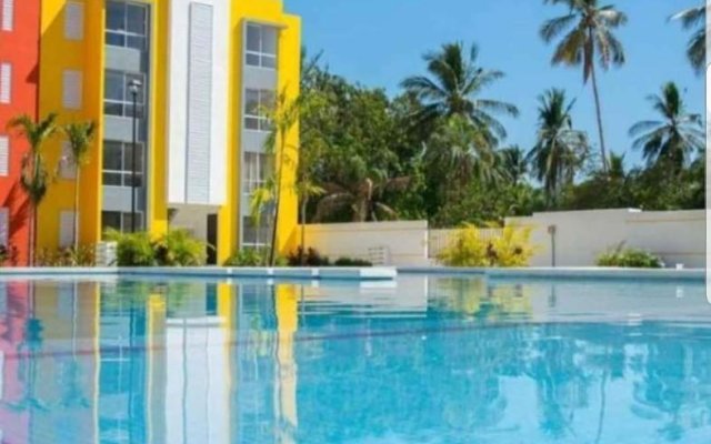 El Arrecife: Apartamento con alberca a 10 minutos de la playa