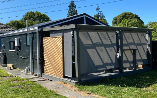 Studio Unit with Outdoor Bathtub
