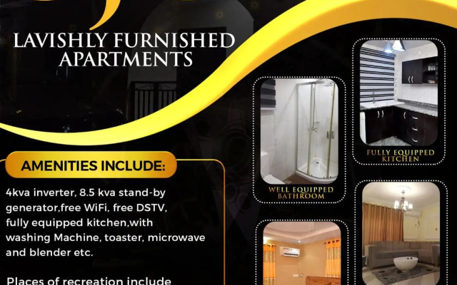 Well furnished 3 bed apartment