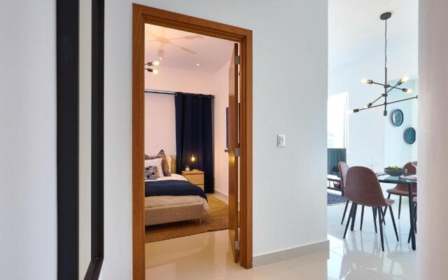 Getaway 1BR-WiFi-AC-View-Gym-BlueMall-YellowKey