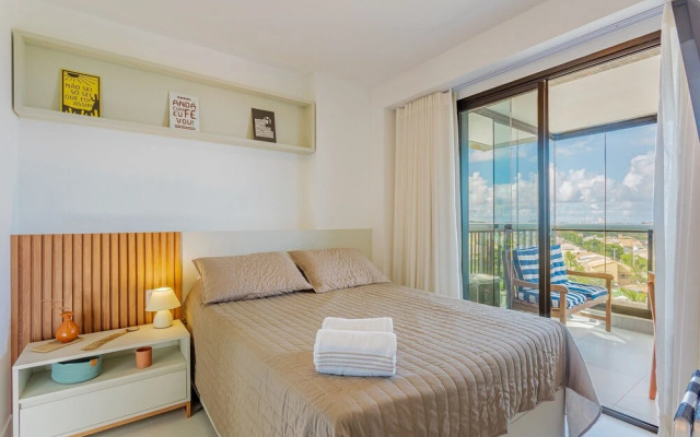 SM01 Moderno Apartamento a 350m do Mar