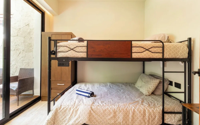 Apt with Private Rooftop Tulum 2 BR