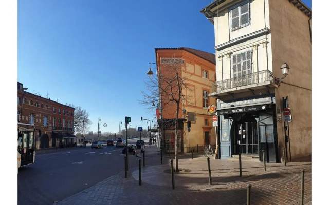 Studio Charmant-Confort-Hypercentre-Metro-Wifi