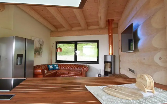 Kanadisches Blockhaus am Plauer See