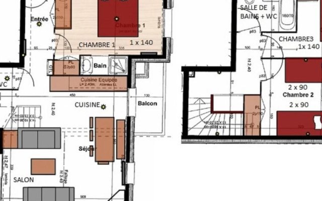 Appartement Villard-sur-Doron, 4 pièces, 8 personnes - FR-1-594-183