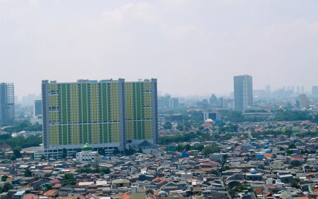 Minimalist 1BR with City View The Wave Apartment