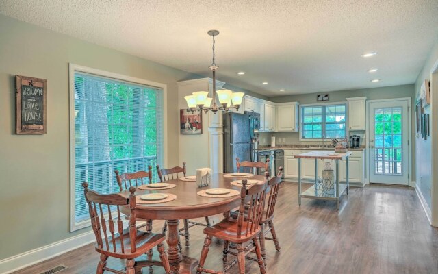 Lakefront Home w/ Entertainment Space & Dock!