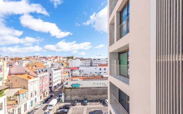 GuestReady - Midcentury Studio with Balcony in Santos 501