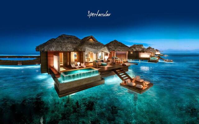 Over The Water Villas Sandals RoyalCaribbean All Inclusive