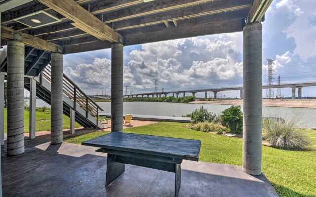 Secluded Seabrook Waterfront Home w/ Patio!