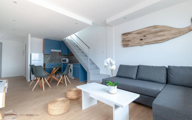 Vista Roses Mar - Apartamento con piscina