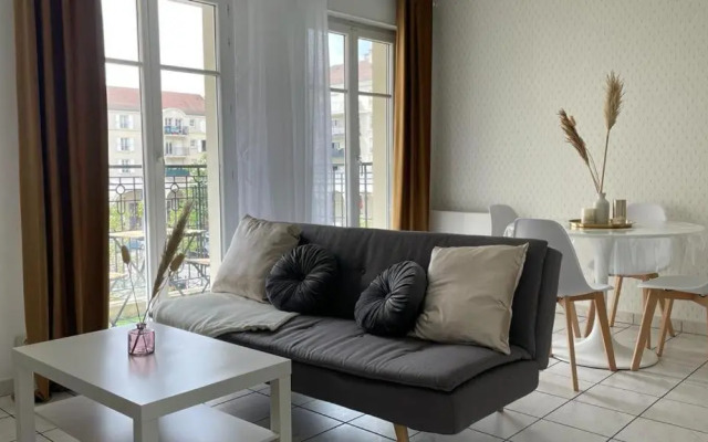 Apartment 1 bedroomed with Balcony 10min from Disneyland Paris