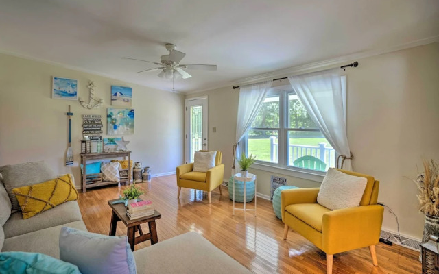 Waterfront Reedville Home w/ Private Dock!