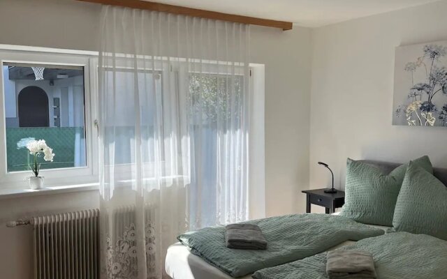 Apartment mit Gartenblick
