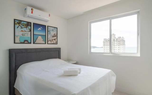 Apto vista mar 2Q prox praia Itapema SEM501