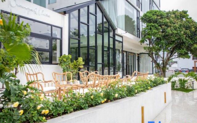 Orange white Vacation Homestay