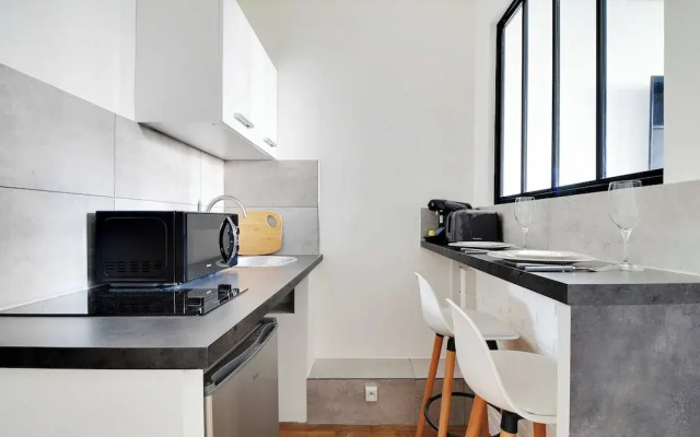 Authentic Studio - 2P - Plaine-monceau