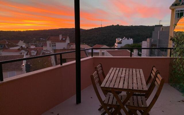 Appartement3 avec terrasse et vue près d'Amoreiras