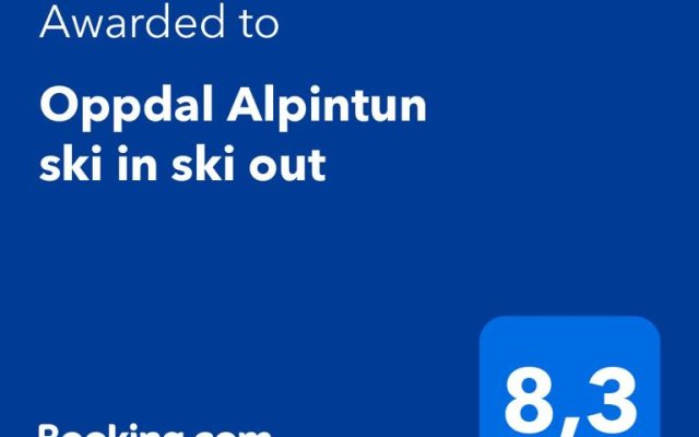 Oppdal Alpintun ski in ski out