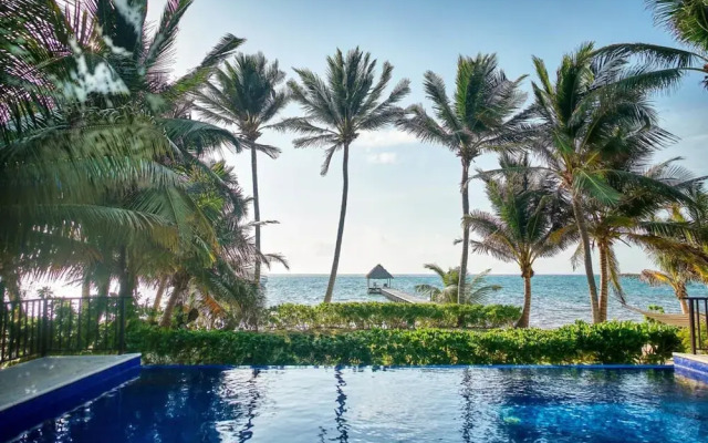 Beachfront Villa With Long Private Pier and Pool