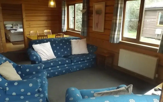 Hand Built log Cabin at Avonvale Holiday Lodges