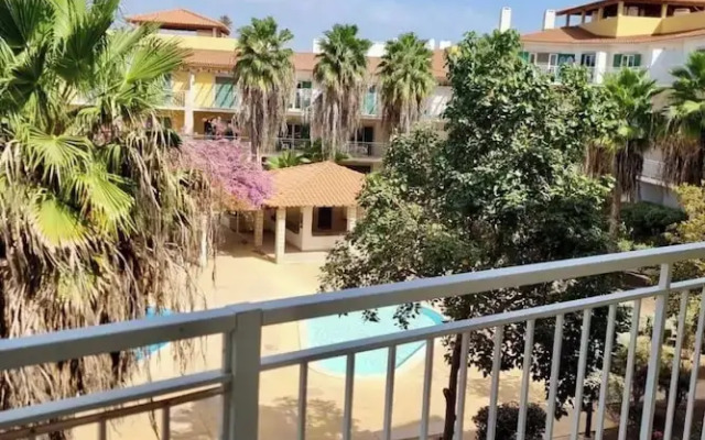 2bed-vila-verde Sal Cape Verde-balcony-pool