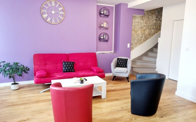 Grande Maison de Ville Rénovée Avec Cour Intérieure