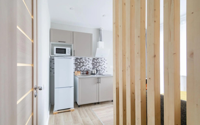 In an apartment on Taininskaya Street