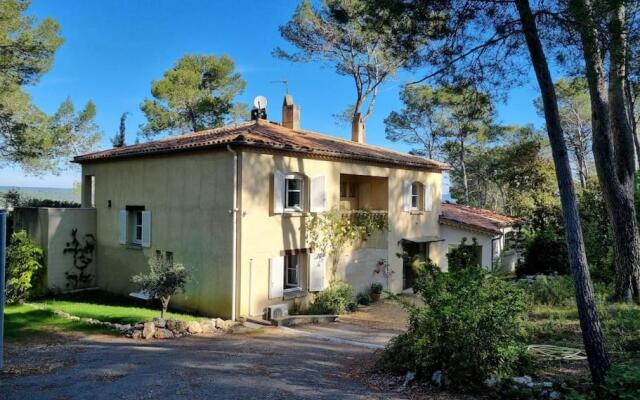 Charming villa with pool and view to Pic St. Loup