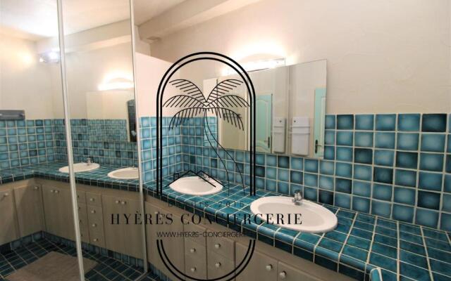 Mont des oiseaux-VillaT5-Piscine vue mer PK/WIFI