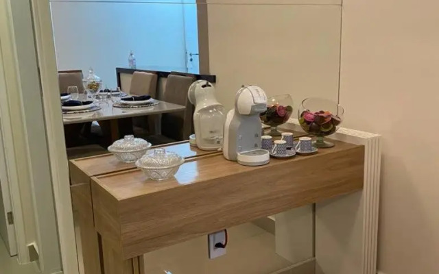 Apartamento em Bertioga com varanda gourmet