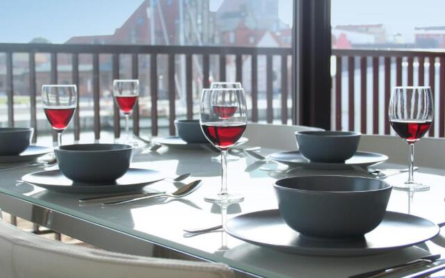 Quartier Alter Hafen mit Meerblick, Balkon & Parkplatz - ABC242