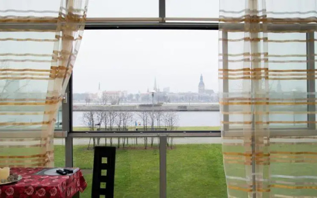 Superior view to Riga over Daugava