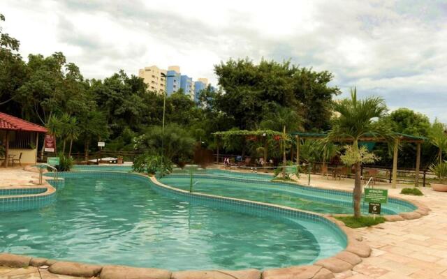 Flat residencial c lazer completo em Caldas Novas