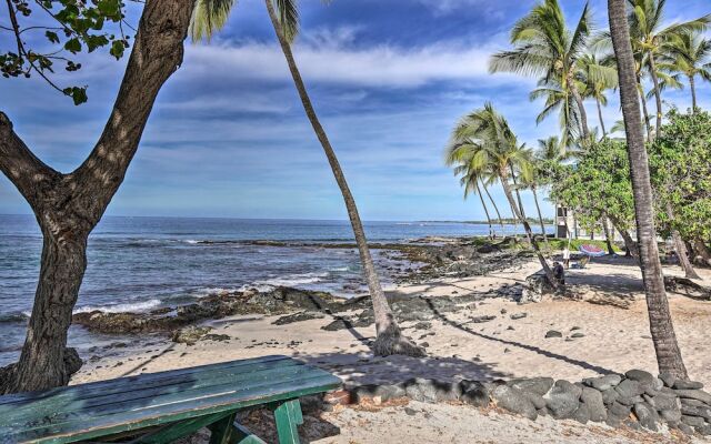 Oceanfront Kona Home w/ Beach Access & Views!