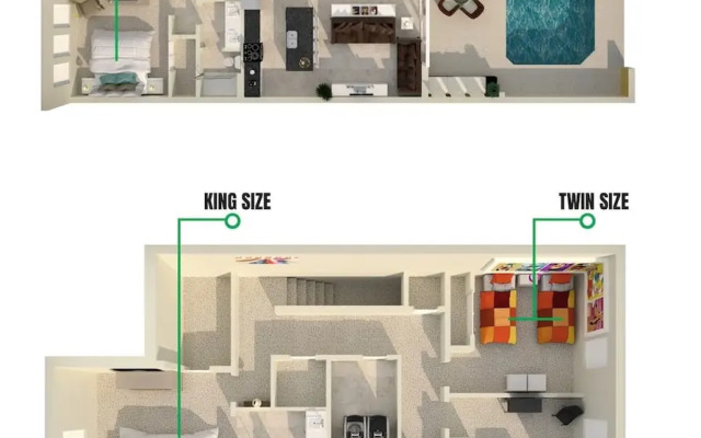 Themed Mickey Bedroom 4BR at Solterra