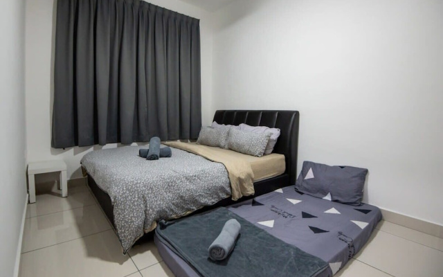 Comfy 3BR Apt @ KSL Daya Near Ikea Tebrau, Parking – Guest Rooms – Johor Bahru