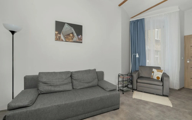 Grey and Beige Poznan Studio by Renters